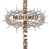 Risen Redeemed Made Anew Easter Shirt - Christian Crown of Thorns Tee