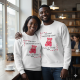 His & Hers Personalized Valentine's Day Sweatshirt | Matching Couple's Gift