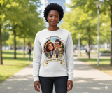 Custom Couple Cartoon Sweatshirt - "Our Grand Journey" Personalized Portrait Pullover - Anniversary Gift for Boyfriend, Girlfriend, or Spouse - Always Side By Side Romantic Crewneck