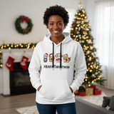 Merry Christmas Pet Lover Hoodie - Cute Cat & Dog Christmas Sweater | Funny Holiday Puppy Kitten Sweatshirt Gift