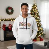 Merry Christmas Pet Lover Hoodie - Cute Cat & Dog Christmas Sweater | Funny Holiday Puppy Kitten Sweatshirt Gift