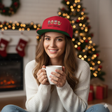 Cute Christmas Pet Snapback Hat | Santa Hat Cat Dog Cap | Festive Holiday Animal Apparel