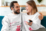 His & Hers Personalized Valentine's Day Sweatshirt | Matching Couple's Gift